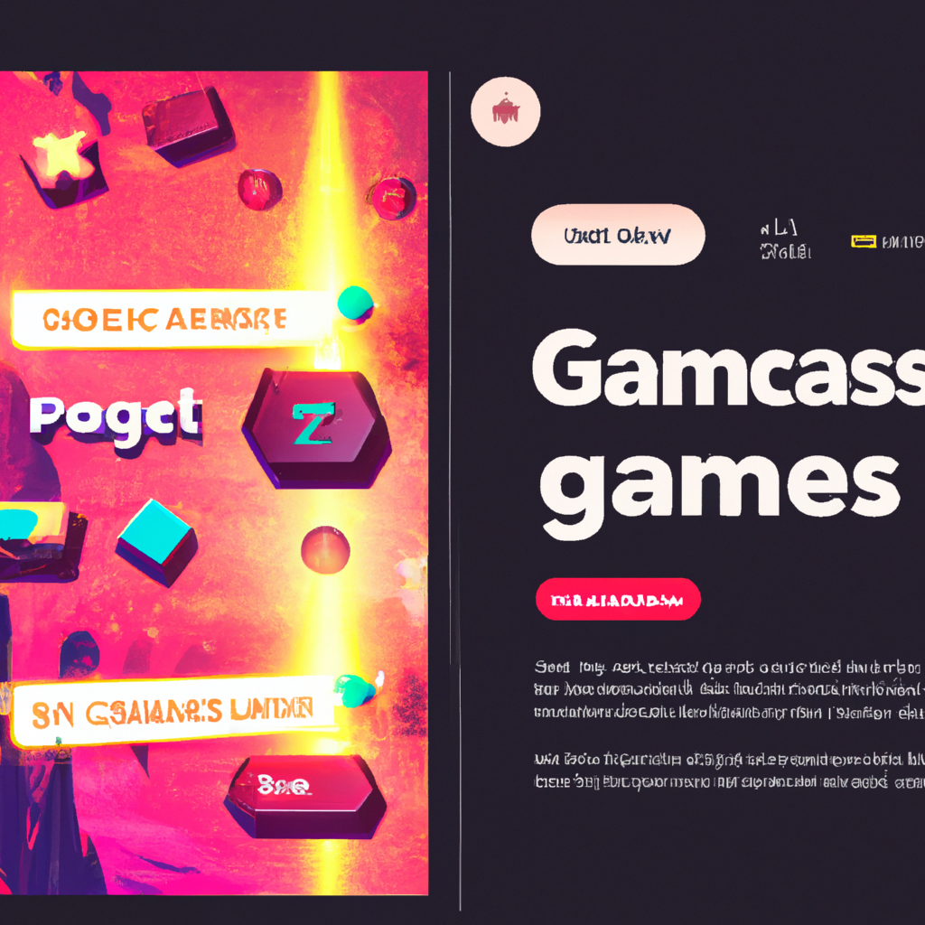 Gallery screenshot of neon arena